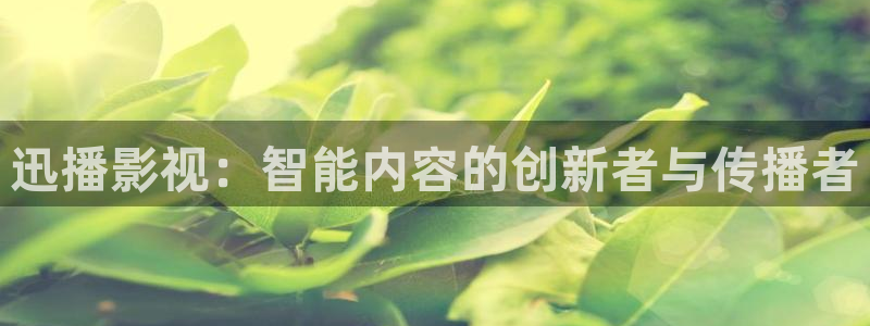 轨道影院：迅播影视：智能内容的创新者与传播者